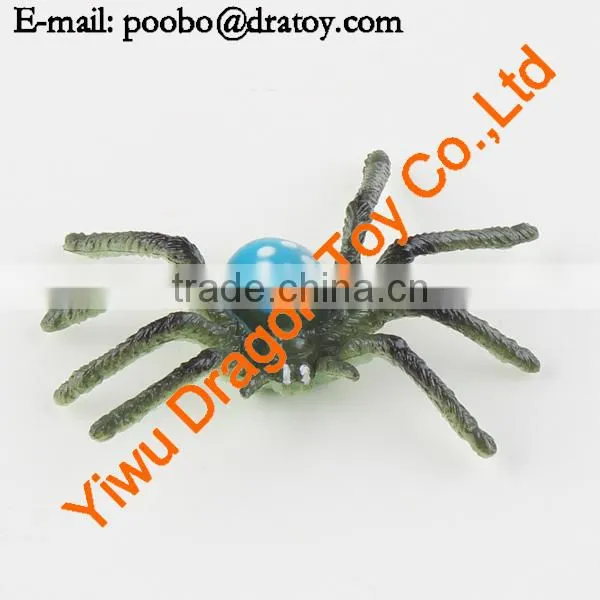 12 designs pvc colorful spider toy