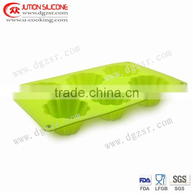 2013 nice design pliable silicone pumpkin cake mold