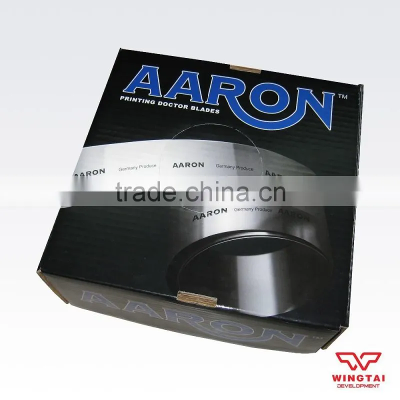 Germany AARON Printing Doctor Blade for Flexo Printing Carbon Steel Blade
