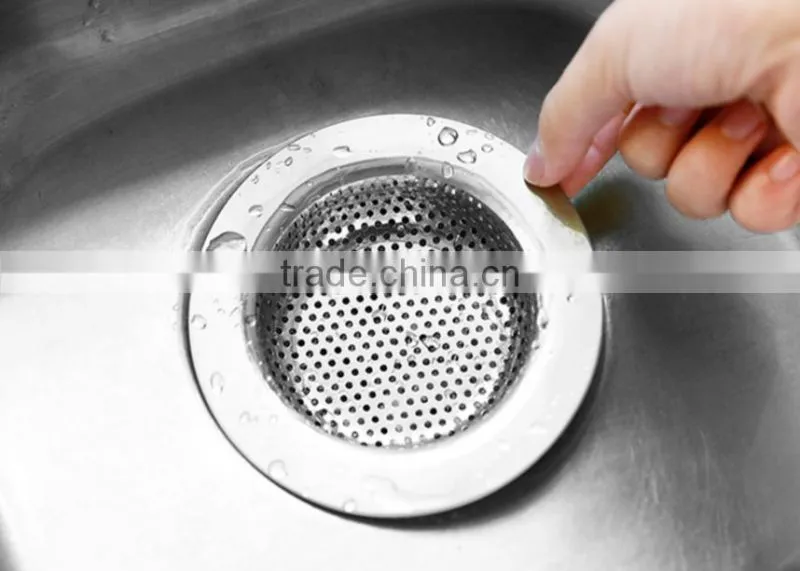 Sets of Stainless Steel Mesh Sink Strainer Drain Stopper Trap Kitchen Bathroom New Type
