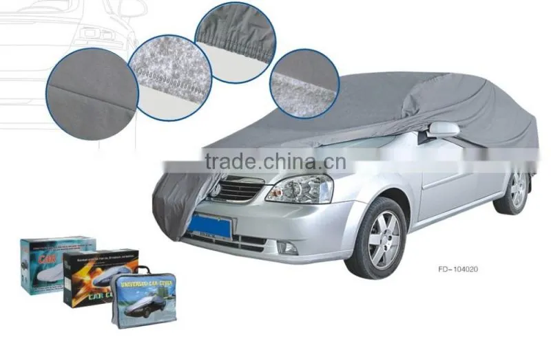 Folding silver PEVA sun Car Cover