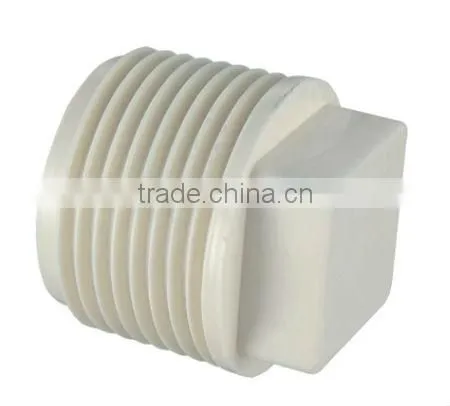 pvc pipes and fittings plug pvc end cap