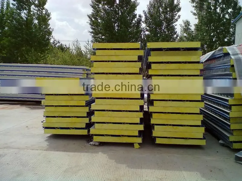 (WZH High Quality )Glass Fiber Sandwich Roof Panels/glass fiber sandwich panel/galvanized roof panels