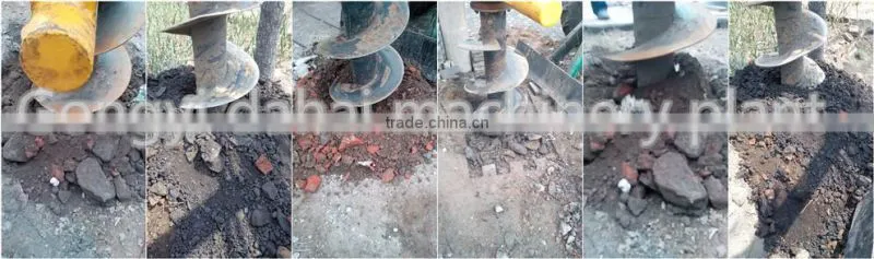 Factory directly supply hydraulic pole digging machine