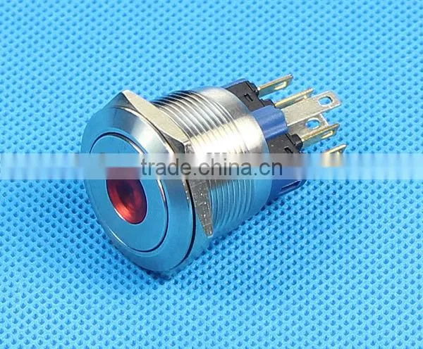 22mm waterproof push pull button switch