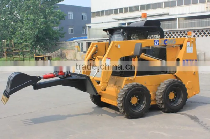 mini skid steer loader mounted china mini digger attachment for sale