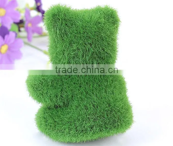 Creative miniascape decoration simulation bear flocked animals toy