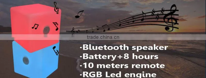 Unique 2015 New LED cube wireless bluetooth speaker