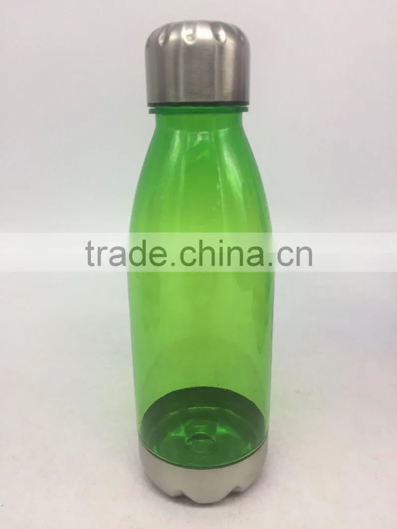 Clean transparent plastic water cola bottle 750ml