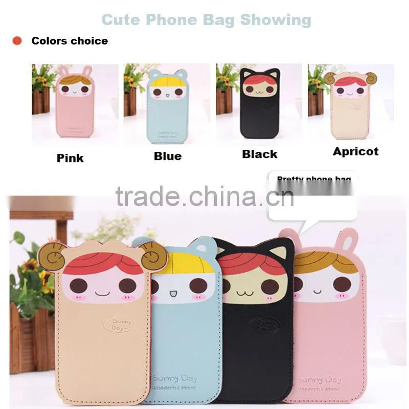 Lovely girls phone pouch, hand phone pouch