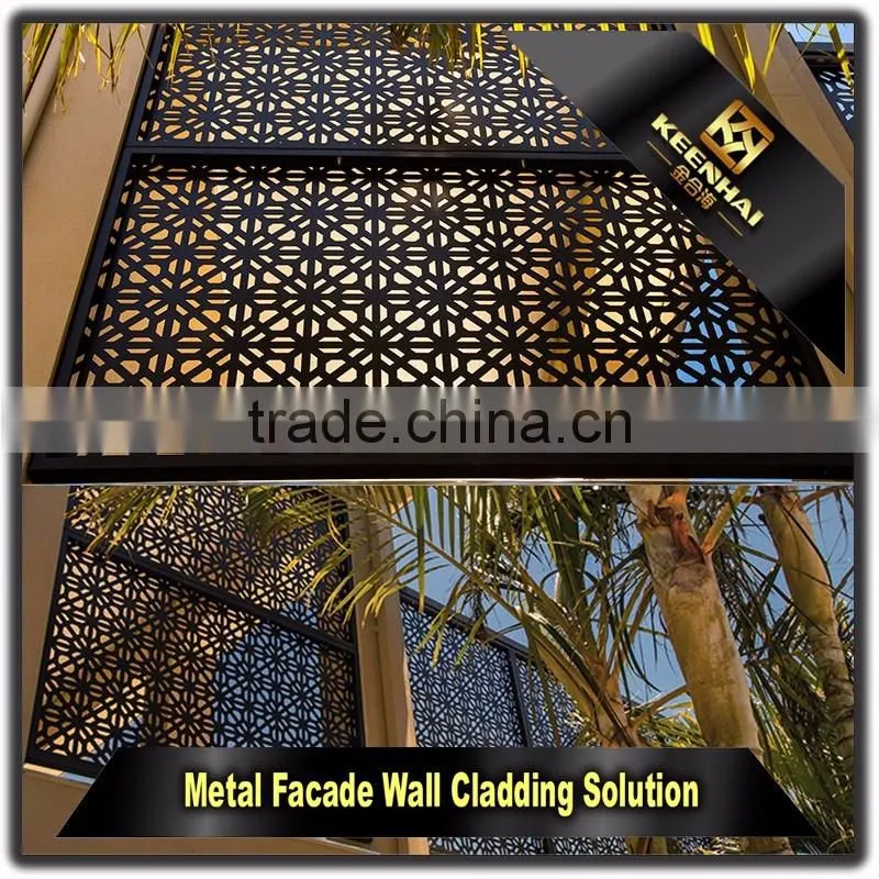 Facade Panel Perforated Aluminium Panel Outdoor Decorative Wall Panel