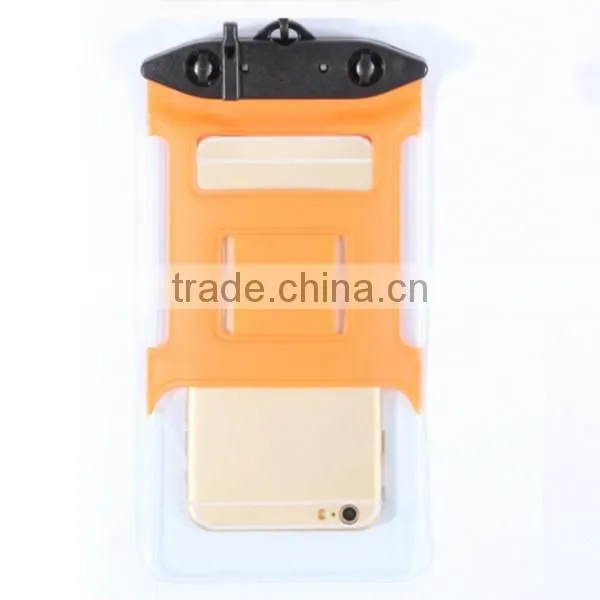 Hot sale! Summer holiday swimming lifesaving whistle waterproof bag for smart phone