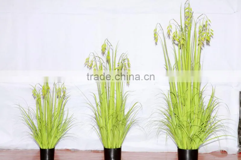 artificial onion grass,potted artificial grass,decorative artificial wheat grass