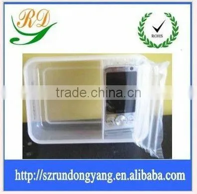 clear wine air bubble plastic bag