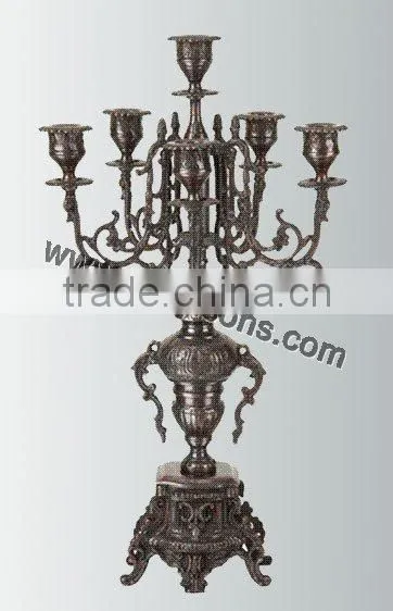 Candle holders nickel plated candelabras sale