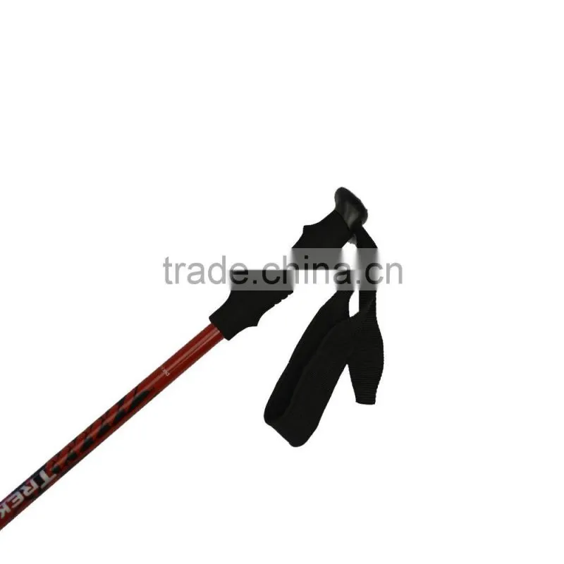 Carbon fiber trekking pole PP+ EVA handle, external lock, 3 sections, SZ15508