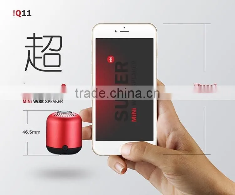 Cheap Q11 mini bluetooth speaker with TF card, portable wireless speaker bluetooth