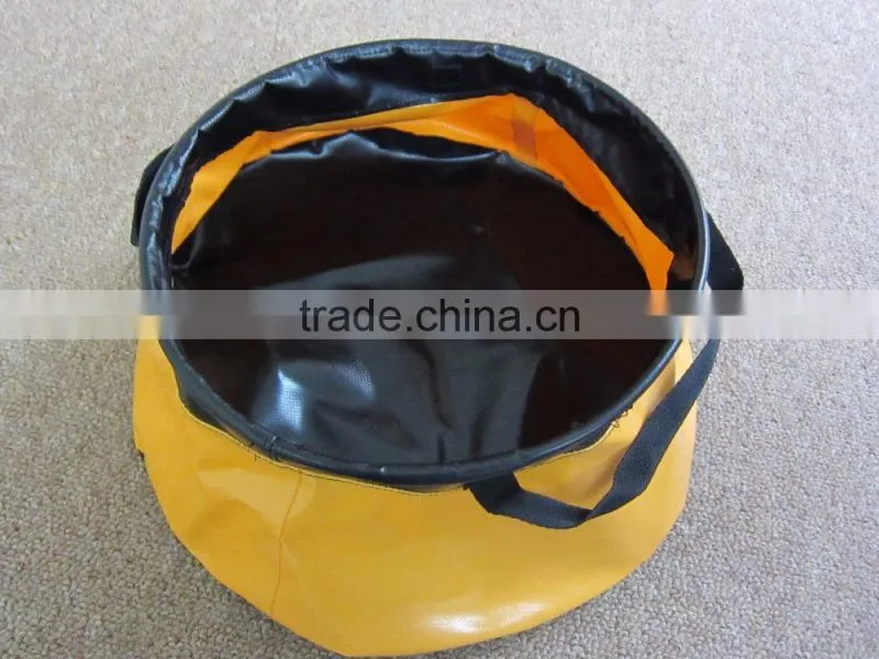 New foldable camping water sink with PVC tarpaulin 5L