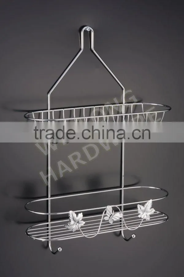 anti-rust metal shower caddy for bathroom
