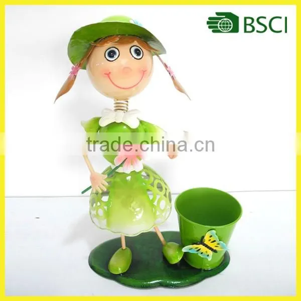 Hot selling frog with motor planter for outdoor decoration