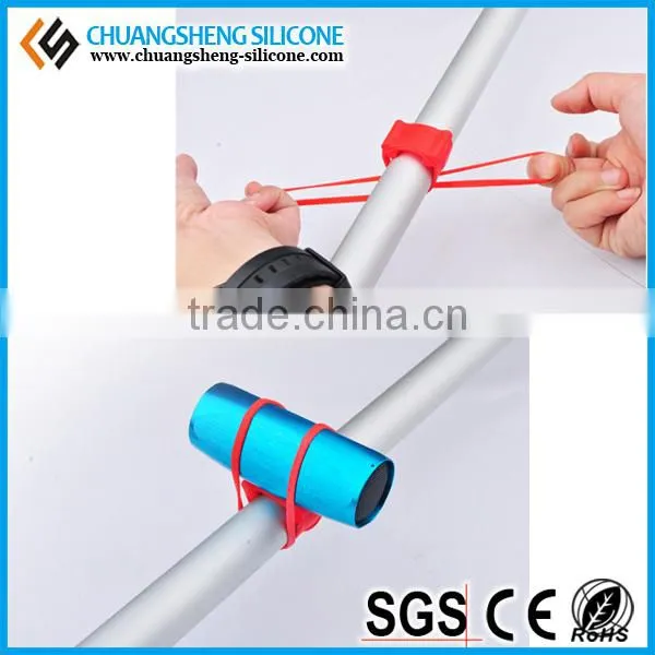bicycle front light silicone banding straps