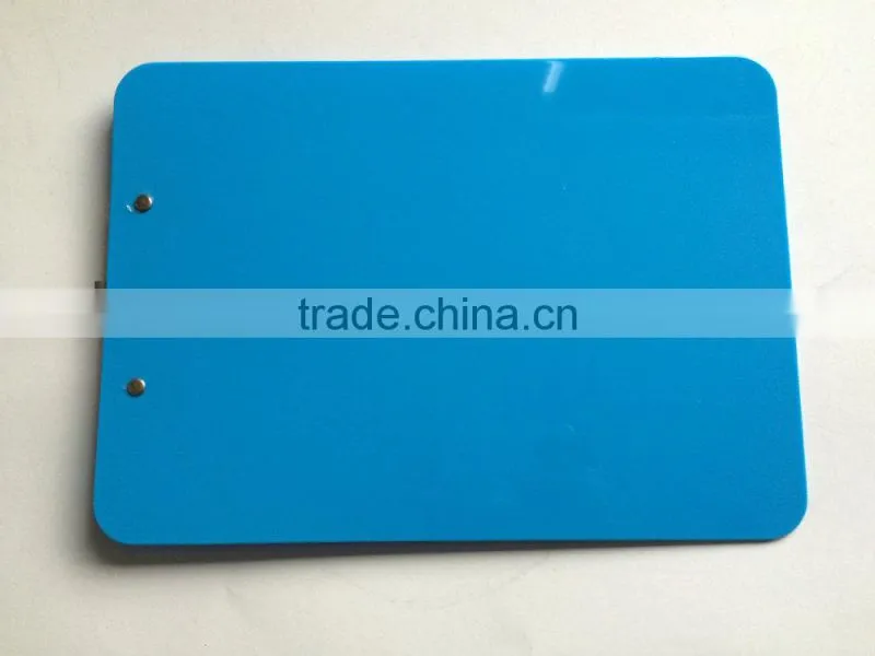 A4 PVC single/double printing clip board for office and school using