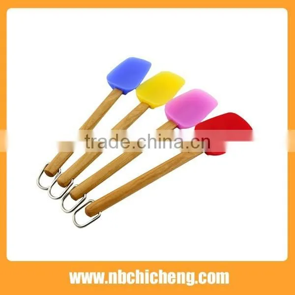 Durable Soft Silicone Utensils Eco-friendly Pastry Spatula Silicone Spatula