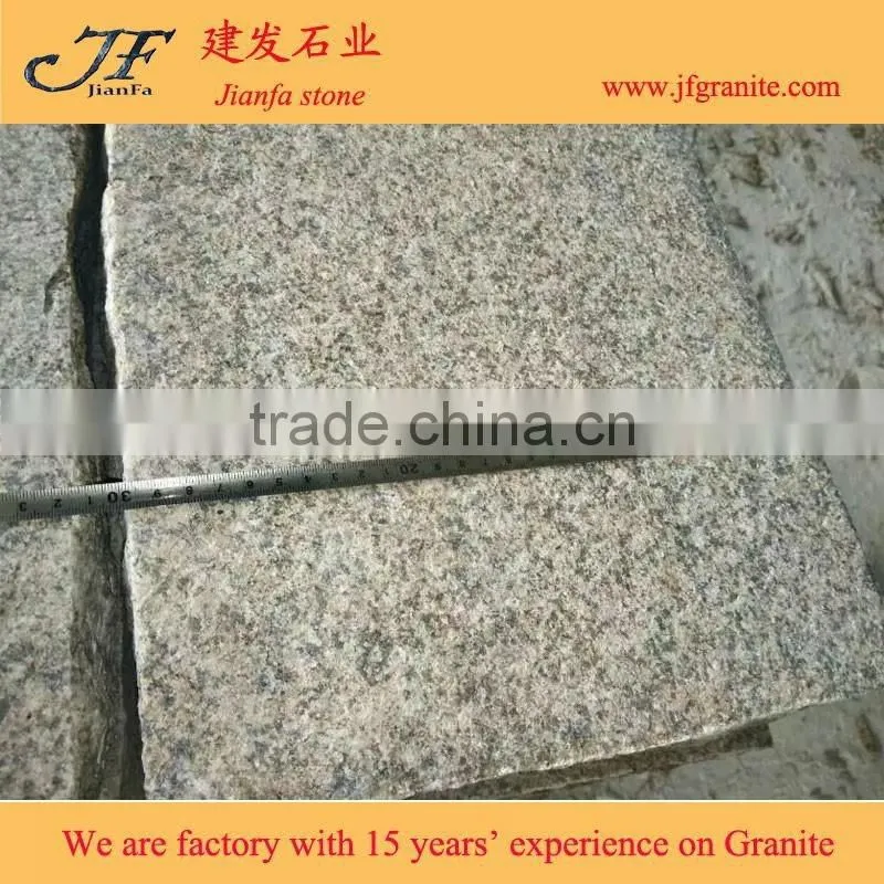 split patio driveway cheap Yellow granite paving stone