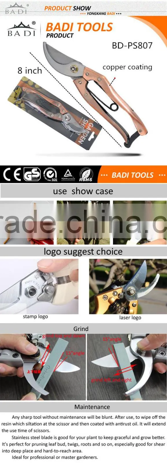 Gardening Durable and Super Sharp grass shear