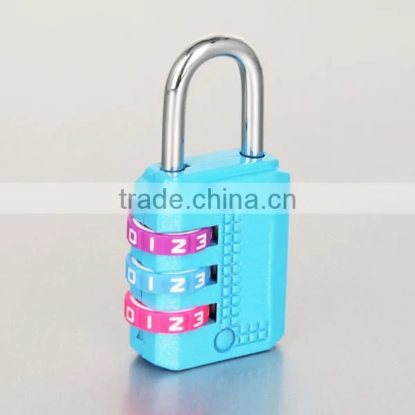 Decorative resettable combination digital padlock