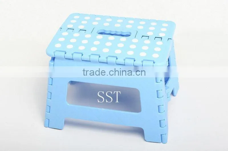 Indoor Outdoor Plastic Adjustable Folding Step Stool
