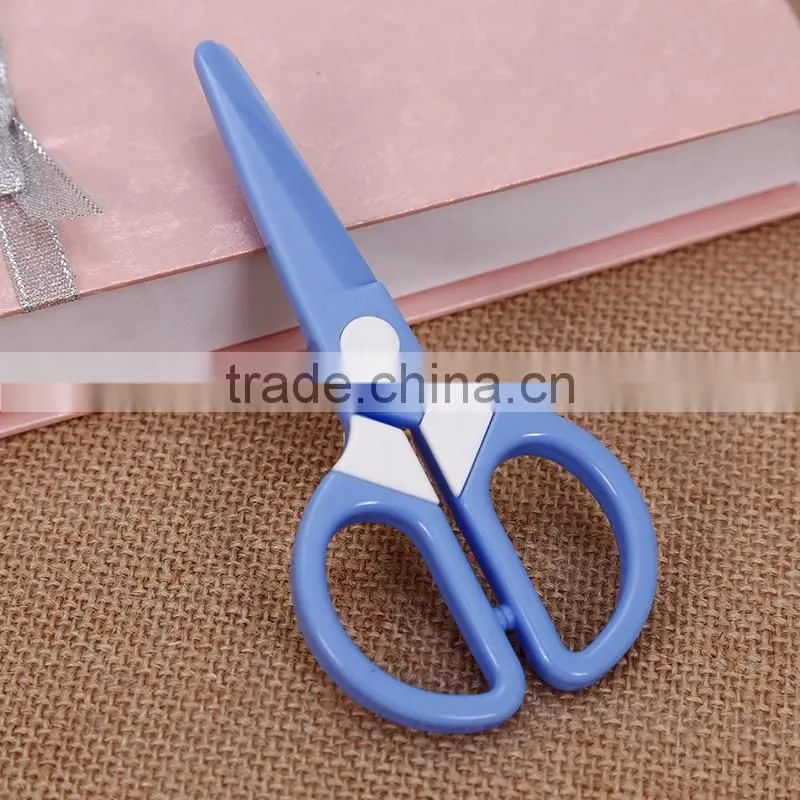 CIJ03-- Hot sale All plastic student scissors , safe scissors