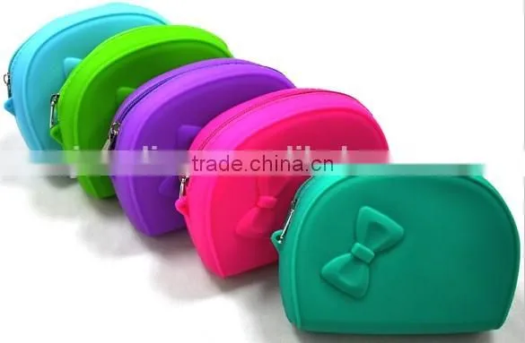 Woman gift promotional travel silicone cosmetic bag