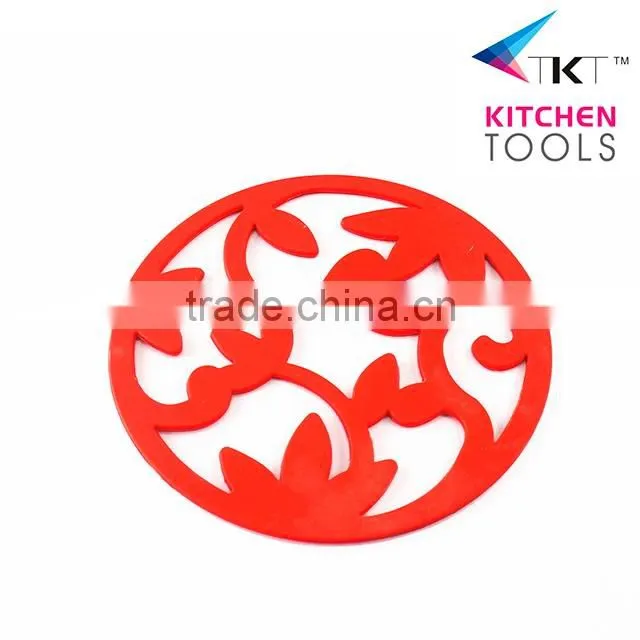 Star shape silicone coffee hot water heating cup mat cup holder cup pad
