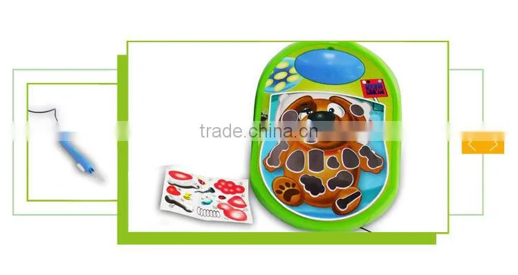 Hot sale kids educational games electric dog doctor toy