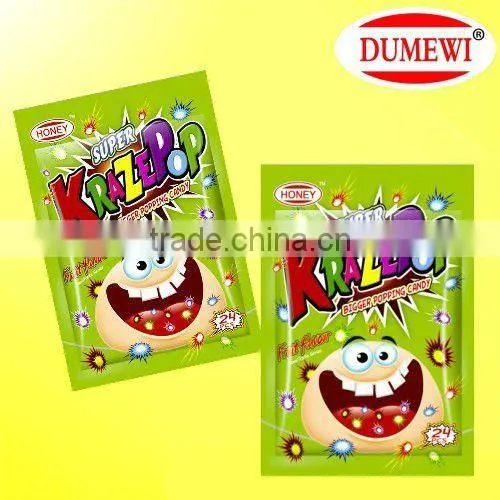 Fruit Flavored Pop Rocks Candy