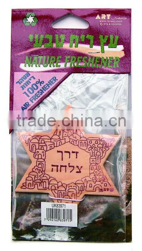 hot product 2015 eco-friendly wooden air freshener