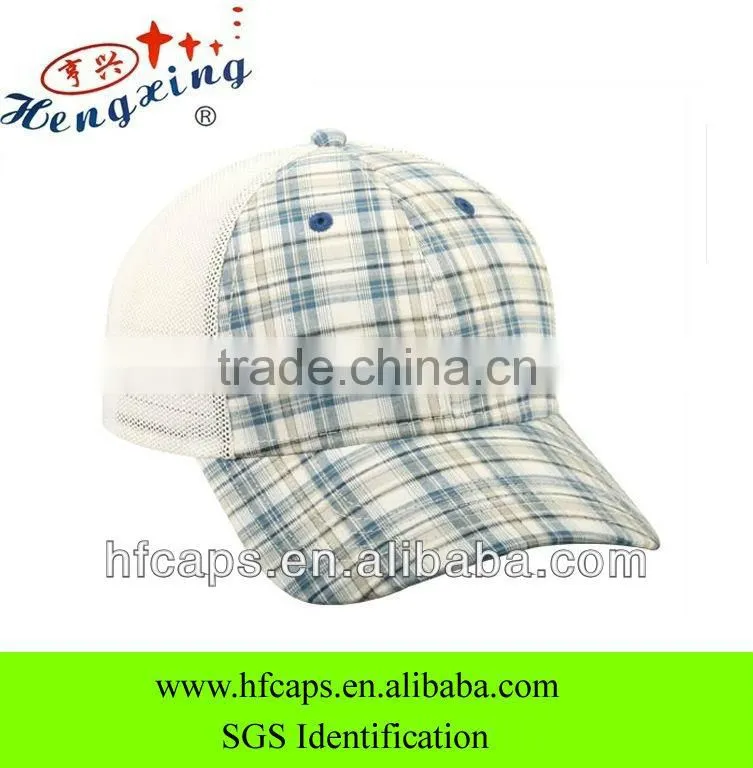 2013 trendy 6 panel custom plain trucker mesh cap and hat