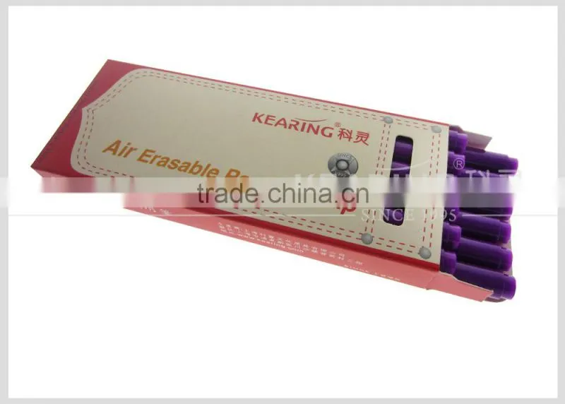 Kearing High Quality 15.8 cm Length Air Erasable Fabric Marking Pen1.0mm and 0.5mm Dual Tips #AV1005