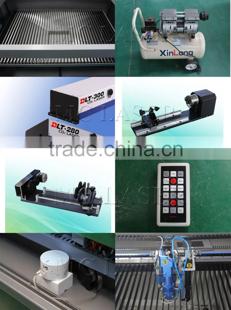 Co2 reci laser iron sheet cutting machine cut out metal letters hot sale MC1390