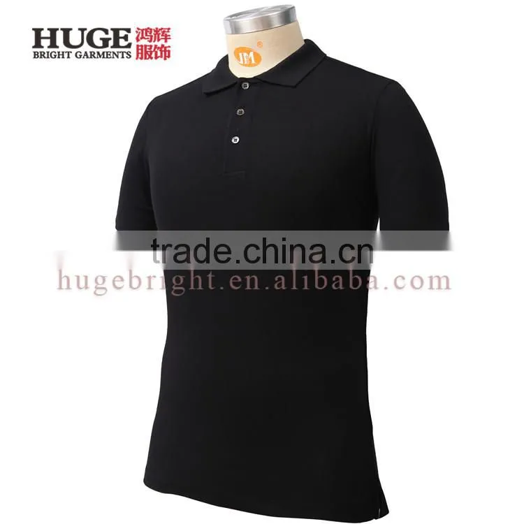 Three Button Closure Short sleeve Classic Polo Shirt