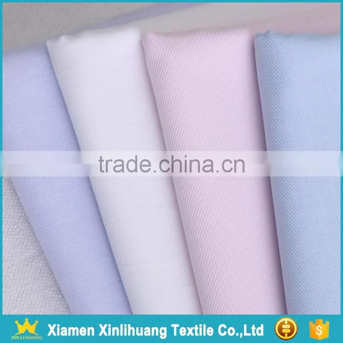 Good Quality Cavalry Twill CVC 50 Polyester 50 Cotton Shirting Fabric
