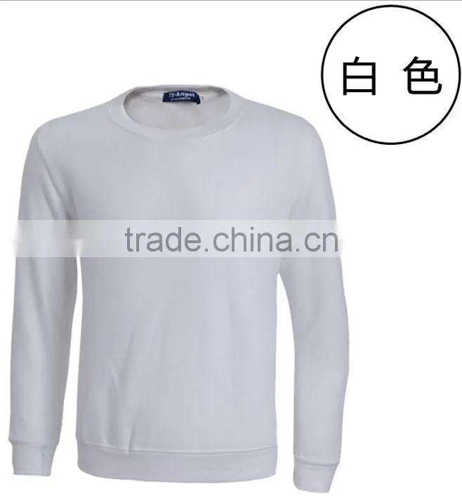 wholesale custom made high quality fleece printed knit promotional pullovers
