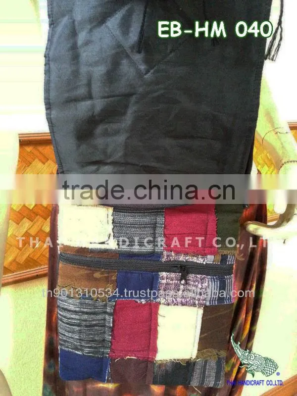 Hill Tribe shoulder bag Patchwork OWL Fabric