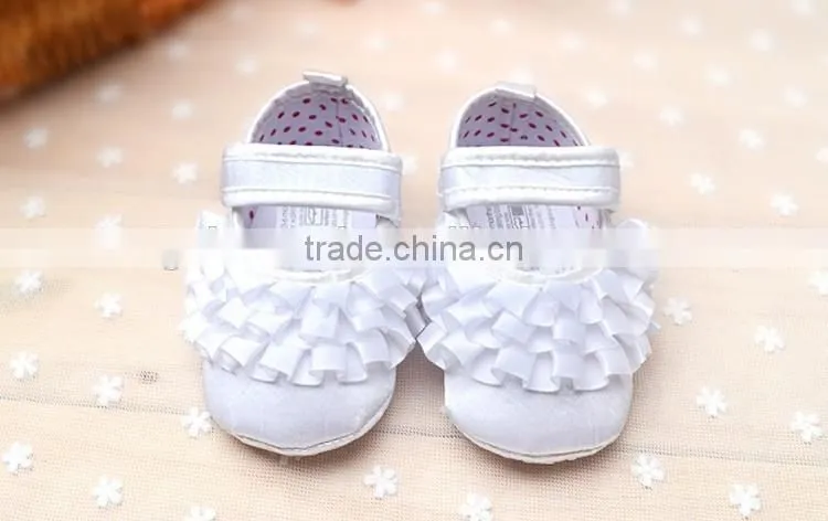 Lovely princess style ribbon baby girl's booties