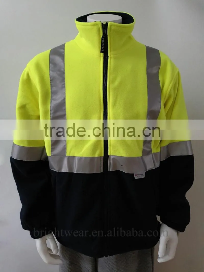 Contrast safety sweatshirt with 3M reflective tape without hood for Australia