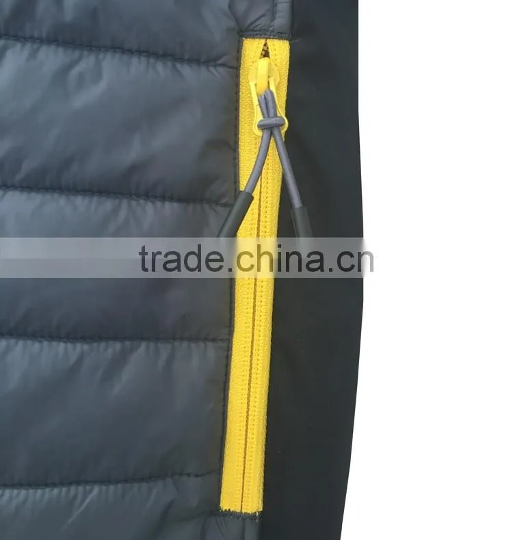 Wholesale fitness clothing padded coat warm down jacket