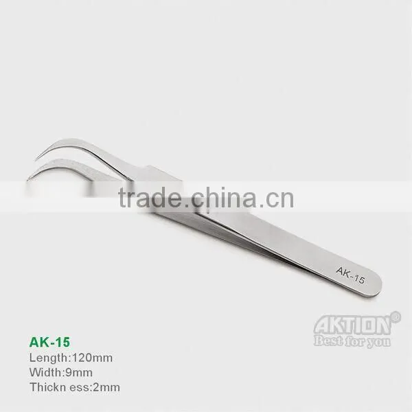 Precision Professional electronics Tweezers curved AK-15