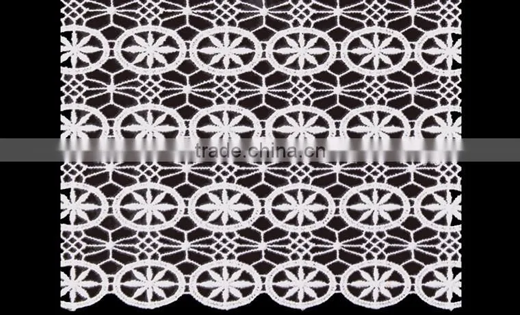 wholesale cotton chemical lace embroidery fabric