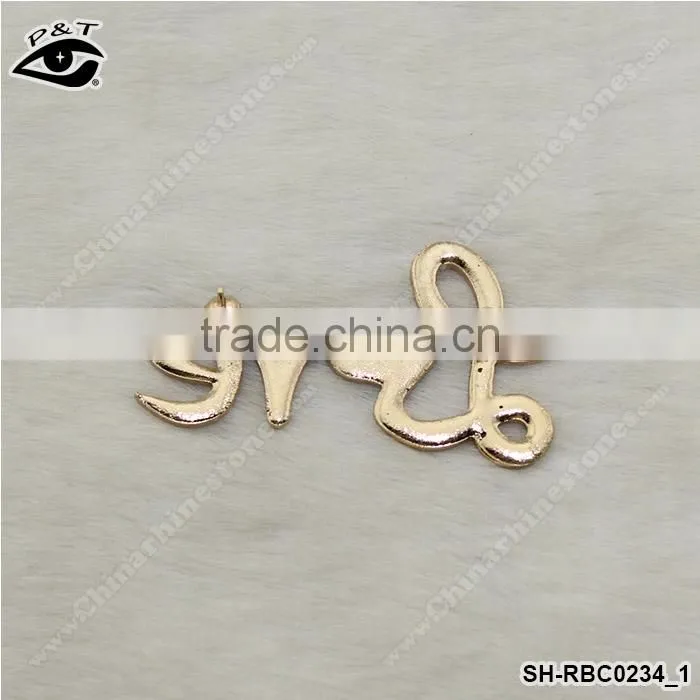 Rhinestone Brooch Pins Letter Love Shaped Rhinestone Brooch Pins For Decoration